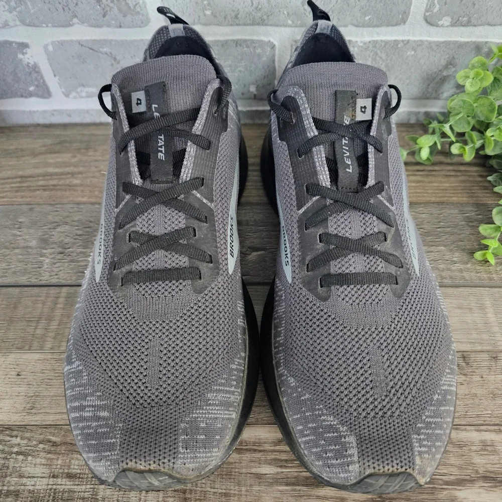 Brooks Levitate 4 Mens Running Shoes Grey Black DNA AMP 1103451D095 Size 12.5
